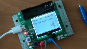 ESR meter Универсальный тестер ESR meter DIY MG328 транзистор