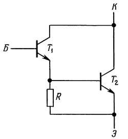 Повышение скорости выключения в составном транзисторе Дарлингтона