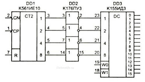 Кс1025кп2 схема включения