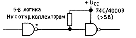 Правила соединения КМОП- и ТТЛ- логических элементов. Соединение логических семейств друг с другом 9