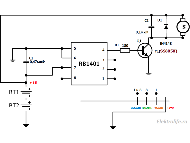 Микросхема rb1401c схема включения