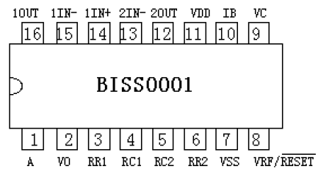 Biss0001 схема датчик движения