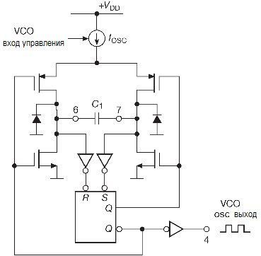 Генератор управляемый напряжением схема