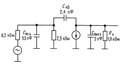 Высокочастотные быстродействующие приборы. эквивалентная схема включения транзистора 2N4124